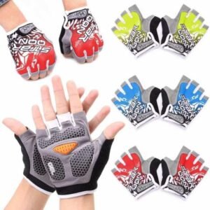 Cycling Sport Half Finger Bicycle Gloves Invisible easy-pull design. Comfortable, breathable, attractive appearance. Good for: cyclists, travelers, fitness