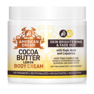 AMERICAN DREAM Lemon Cocoa Butter Solid Complex For Skin Brightening and Fade Out, 56 ml