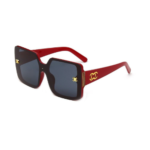 Luxury Brand Designer Vintage Oversized Square Sunglasses Women Classic Popular Big Frame Sun Glasses For Female UV400