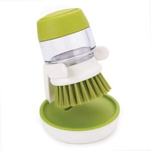 Washing Brush for Dishes Pots Pans Sink Cleaning, Kitchen Scrubber Storage Stand Set