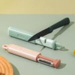 2 In 1 Peeler Kitchen Knife Sharpener Kitchen Tool Vegetable Fruit Paring Knife